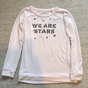 Chaser Sweater light pink girls size 12